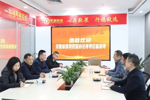 安徽省信用擔(dān)保協(xié)會(huì)領(lǐng)導(dǎo)蒞臨安徽中源融資擔(dān)保視察指導(dǎo)